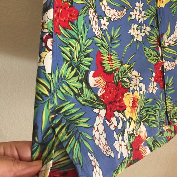 Men's CREMIEUX Hawaiian Single Pocket Button Down Shirt - Picture 11 of 15